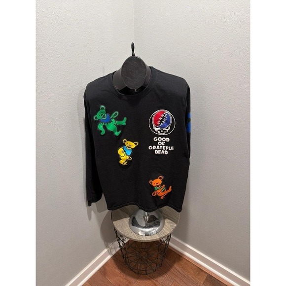 Grateful Dead Other - Grateful Dead -GOOD OL' GRATEFUL DEAD Black Long Sleeve T-Shirt XL Bears